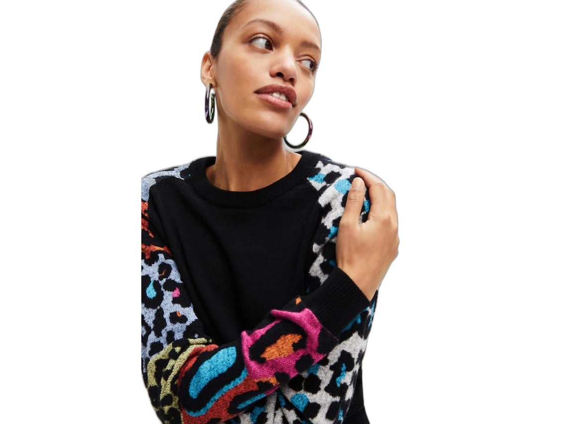 Camiseta DESIGUAL Mujer (Multicolor XXL)