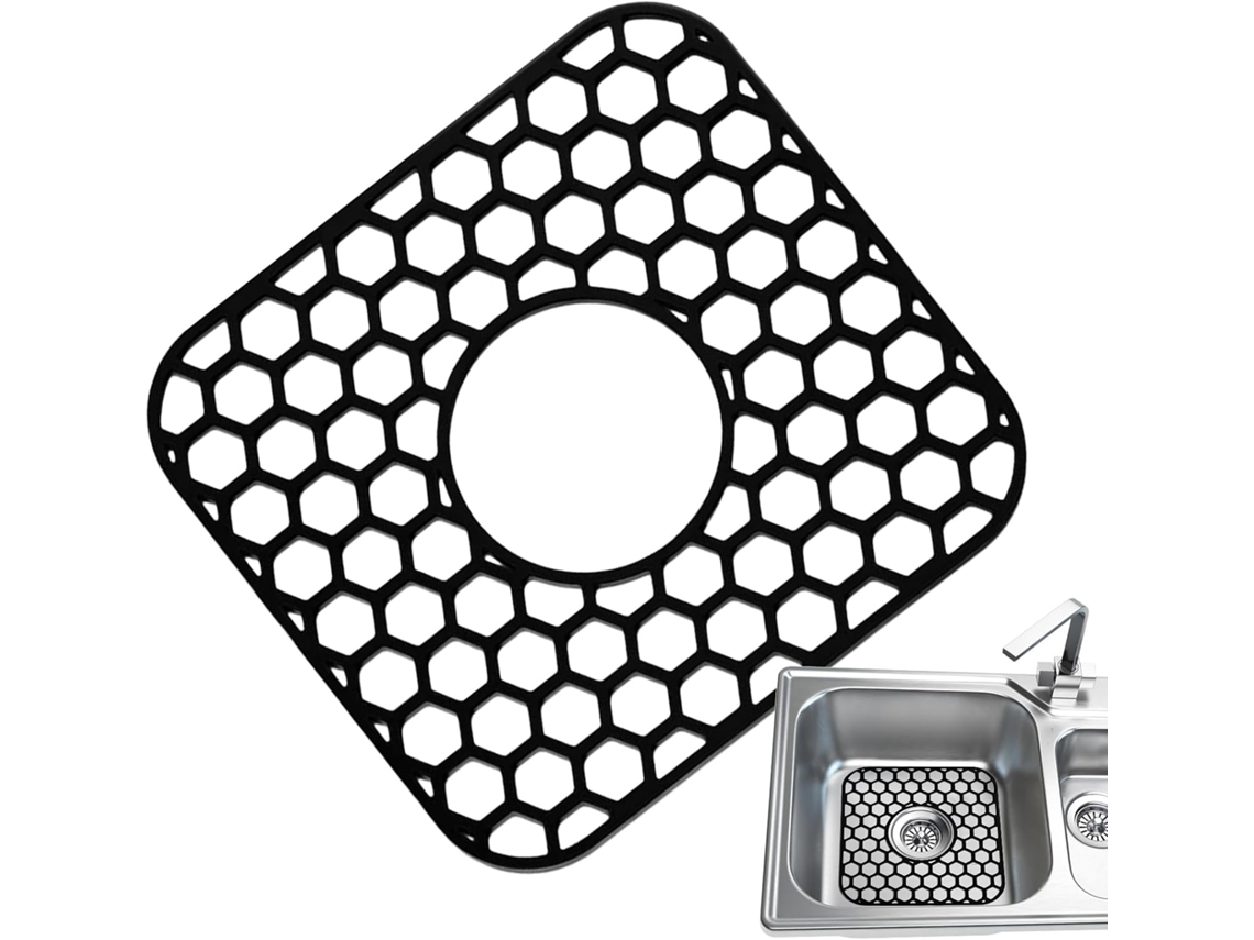 Alfombrilla Para Fregadero De Cocina | Rejilla De Silicona Antideslizante Y Resistente Al Calor