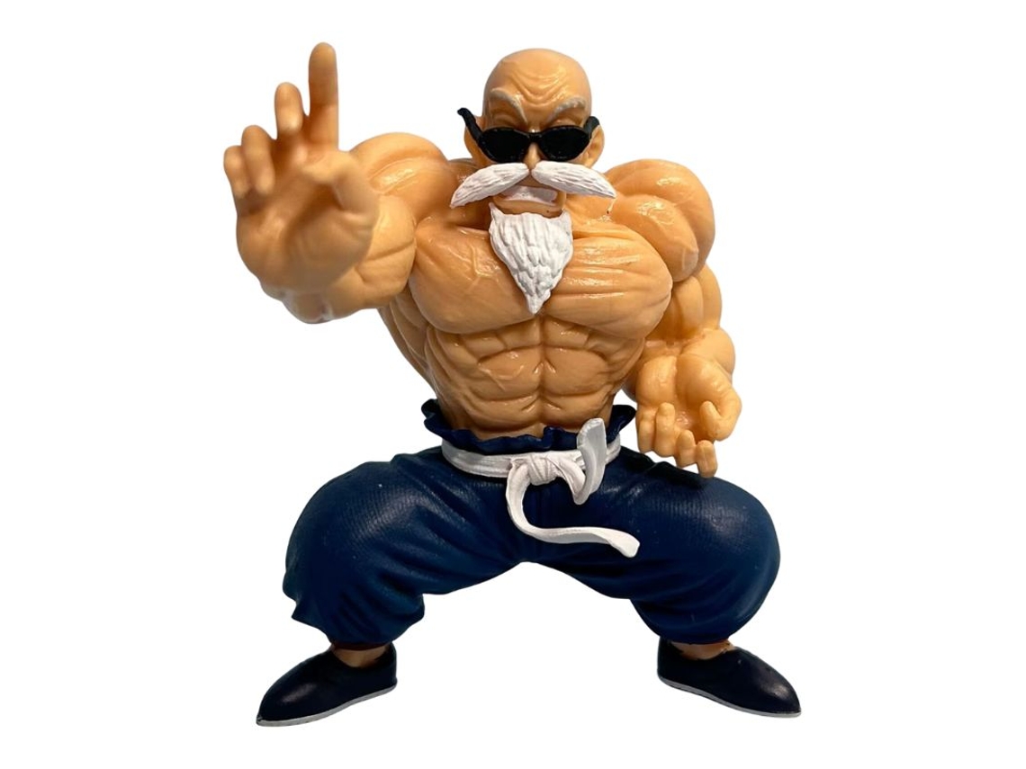 Figura de estatua del Maestro Roshi | Maestro Roshi la Tortuga | 10 cm | Dragon Ball | Sin caja