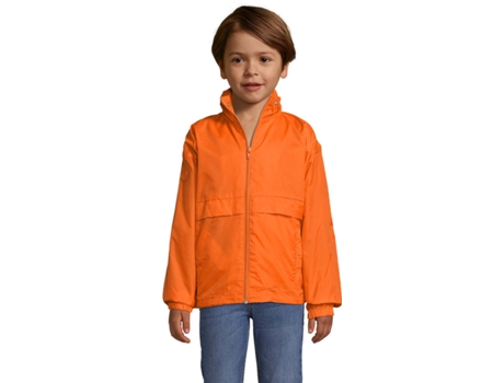 Abrigo Básico SOLS Surf Poliamida 210T Niños (9-11 Años - Naranja)