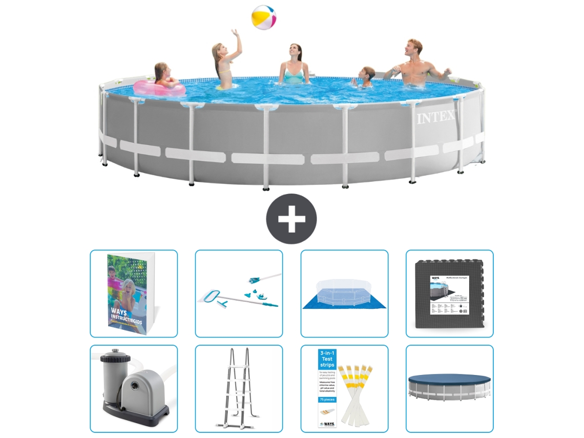 Intex Piscina Prism Frame Redonda - 549x122 Cm - 9-peças S565