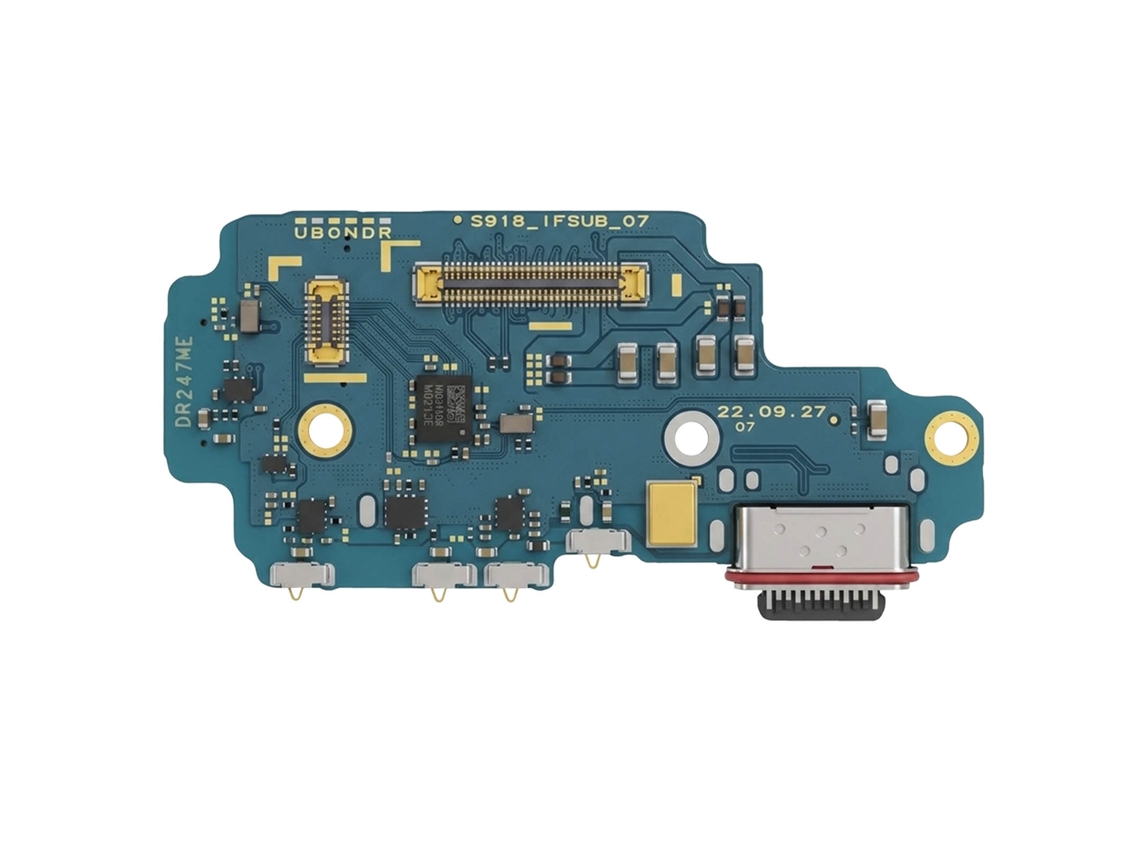 Conector de Carga Usb c para Galaxy S23 Ultra com Leitor Sim e Microfone CLAPPIO