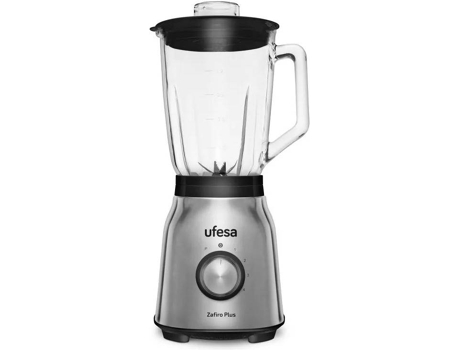Batidora de Vaso UFESA Zafiro Plus (1250 W - 1.5 L - Inox)