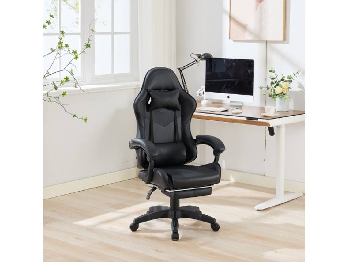 Silla De Juego Ergonómica Giratoria De 360 ° Para Oficinas Y Juegos Color Negro