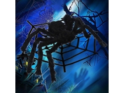 Arañas de simulación de Halloween, suministros de decoración para casas embrujadas, juguetes complicados Ly Ebike