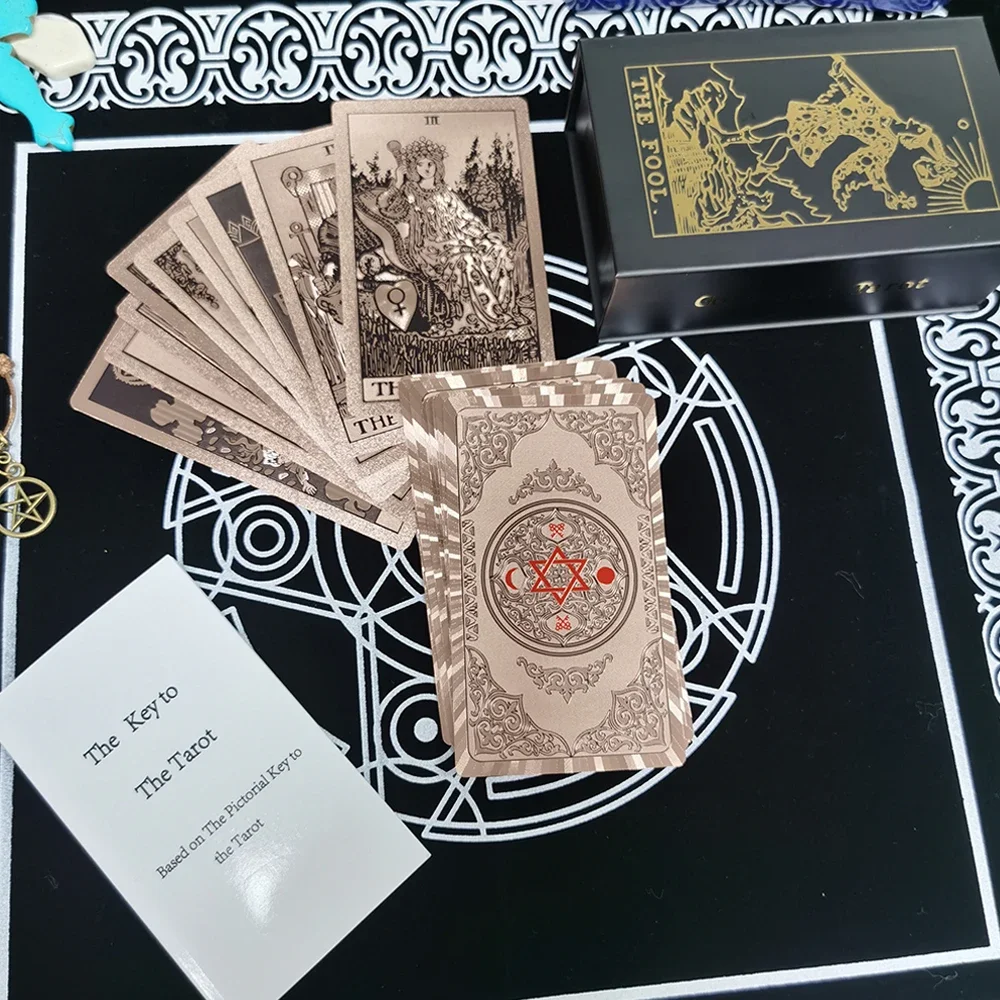 Juego De Cartas De Tarot, Juego De Mesa, 12*7 Cm, Regalo De Alta Gama Resistente Al Agua
