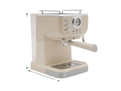 Máquina De Café Semi Automática, Presión De 20bar, Tanque De Agua De 1.5l, Función De Espuma De Leche, Imagen Oem