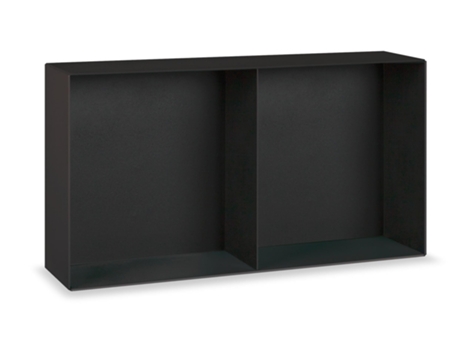 BELTRAN 11218 TOKIO Módulo Tokio Horizontal Atornillar 40X22 Negro sin Puerta BELTRÁN
