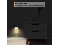 Luz Nocturna Led Luz Nocturna Blanca Cálida Sensor Del Anochecer Al Amanecer Habitación Baño Cocina Pasillo Escaleras Eficiencia Yizhood