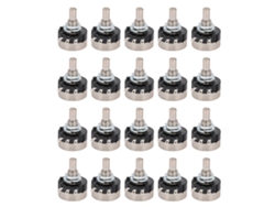 Kit de 20 Potenciómetros de Película de Carbono de Una Vuelta B104 100k para Control de Velocidad de Motor