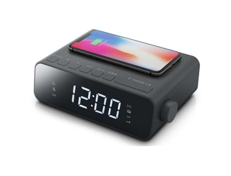 Radio Despertador MUSE Duplo Negro M175Wi