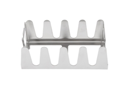 Parrilla Portátil Multifuncional De Acero Inoxidable Para Barbacoa, Ideal Para Costillas Y Acampada. 19,5 X 9,8 X 7,6 Cm.