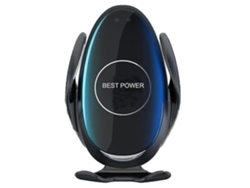 Cargador Sem Fio Carro Sensor Inteligente Ventilação YEMAESRE Negro
