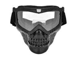 2026-gafas De Moto Skull Para Exterior Máscara De Cara Transparente Goggles De Casco Racing Motocicleta