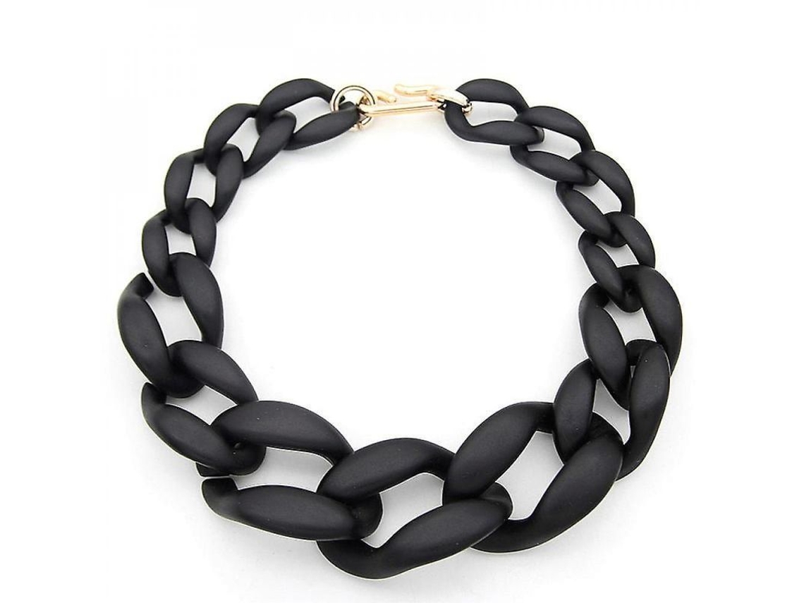 2026-11273-collares Choker Para Mujer Cadena Gruesa De Acrílico Moda Grande Fgq