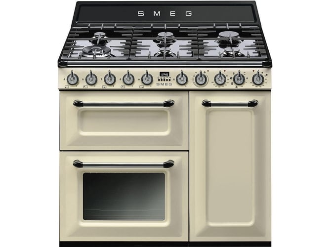 Cocina SMEG TR93P (35 L - Gas Natural - Crema)