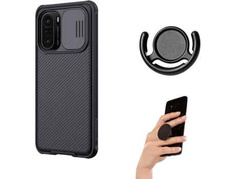 Carcasa, Popsocket y Soporte Xiaomi Poco F3 Camshield Nillkin