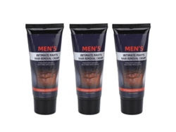 2026 - 3 unidades de creme depilatório de 60ml para homens, suave e indolor, inibe o crescimento de pelos.