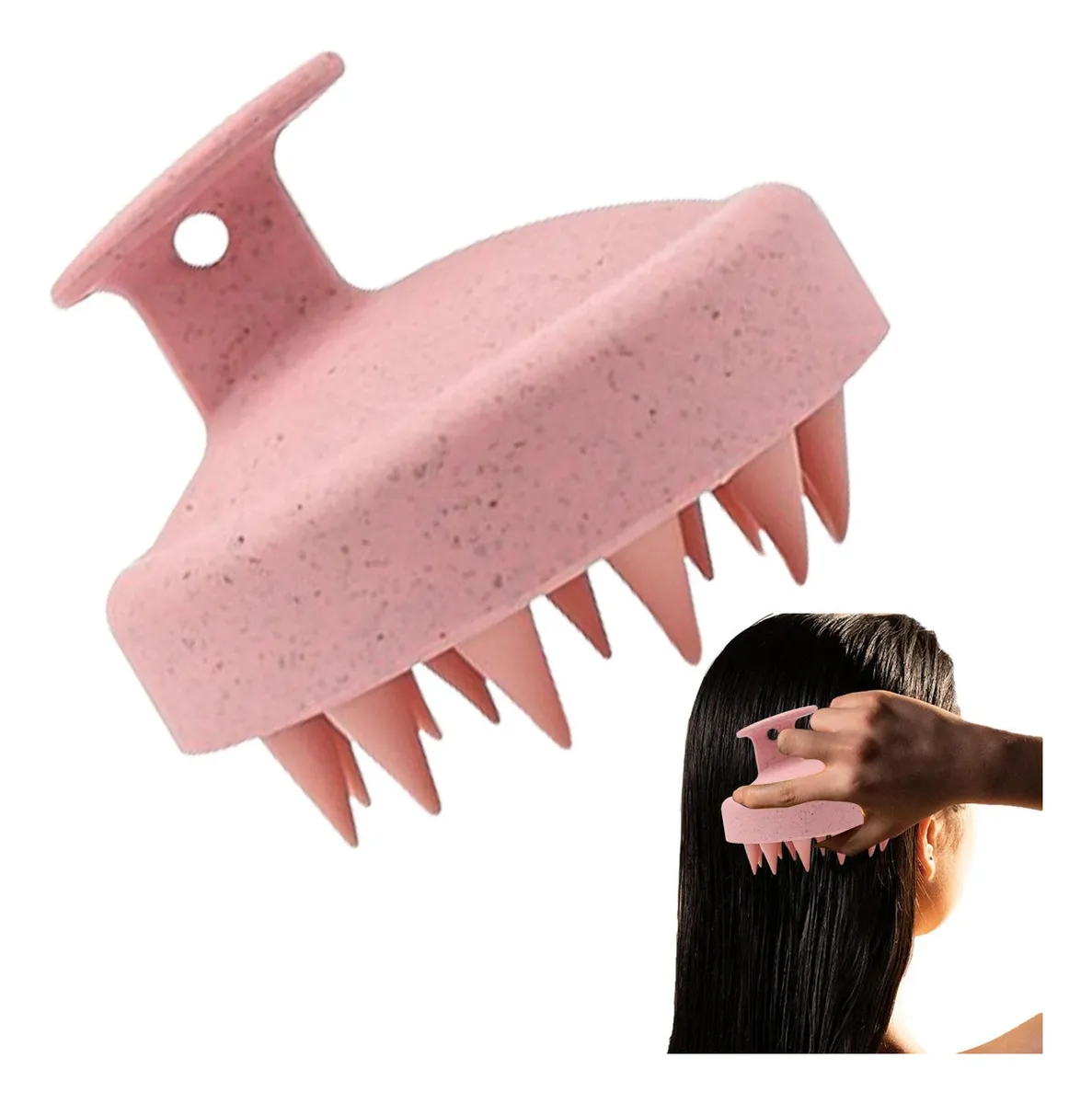 Cepillo de silicona para champú y cabello vayotoy