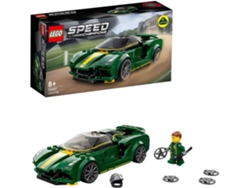 LEGO Speed ​​​​Champions: Lotus Evija – kit de construção de modelo de carro; espetacular hipercarro para crianças e fãs 8+ (247 peças)