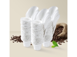 Vasos De Filtro De Papel Desechables Con Tapa Para Cafeteras Keurig De Una Sola Porción (paquete De 100) Siurn