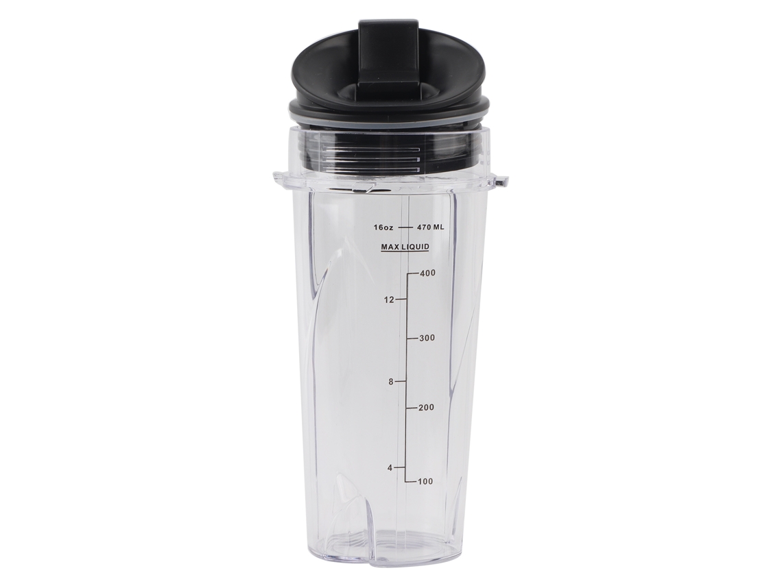 Vaso De Repuesto De 473 Ml Con Tapa Abatible Para Accesorios De Licuadora Nutri Ninja