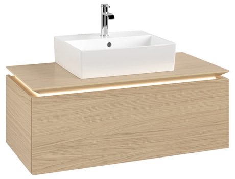 Villeroy &amp Boch Legato Vanity unit B603 1000x380x500mm centro lavabo iluminación LED