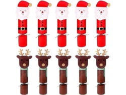 Cajas de dulces navideños, cajas de papel navideñas, bolsas de dulces, golosinas, chocolates, cajas de regalo DIY para fiestas navideñas Bugu Hengjian