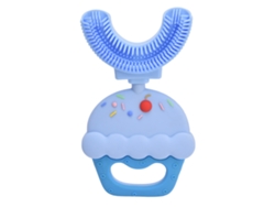 Cepillo De Dientes Portátil De Silicona Con Forma De U Y Diseño De Dibujos Animados Para Niños De 2 A 6 Años.
