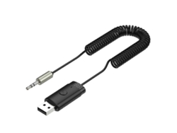 Transmisor Bluetooth, receptor de llamadas y música, adaptador auxiliar para auriculares de coche. Rosewell