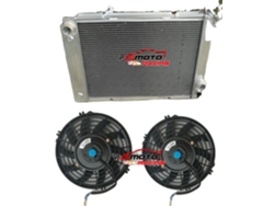 Radiador de aluminio para Pontiac Fiero, mayor capacidad de enfriamiento, construcción resistente, OEM probado contra fugas de hidrógeno.