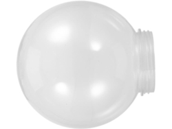 Globo acrílico transparente y duradero para reemplazar las aberturas de las luminarias exteriores. SFUSHOS