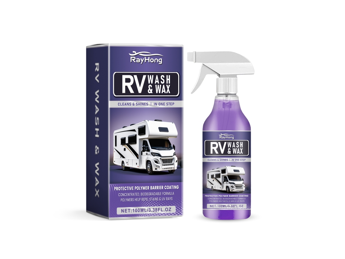 Líquido de limpieza de alta eficacia para caravanas y autocaravanas.