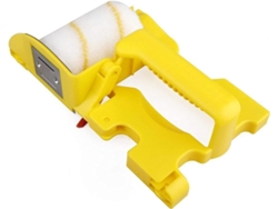 Rodillo de pintura para contornos, juego de pinceles para bordes, herramienta segura y portátil, ideal para paredes y techos