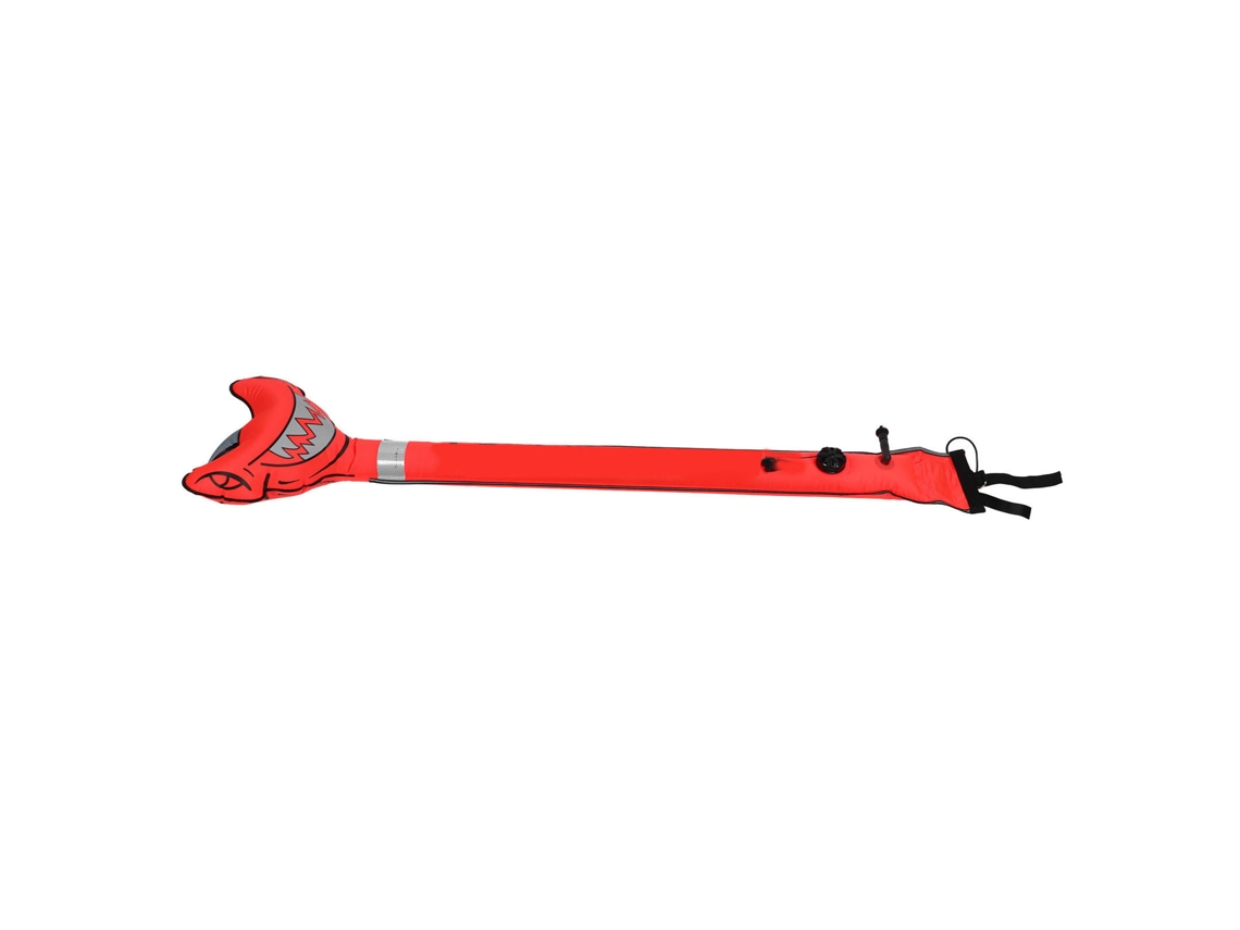 Vlrla-2026boya De Señalización Inflable Para Buceo Con Marca De Tiburón Hammerhead, Naranja De Alta Visibilidad