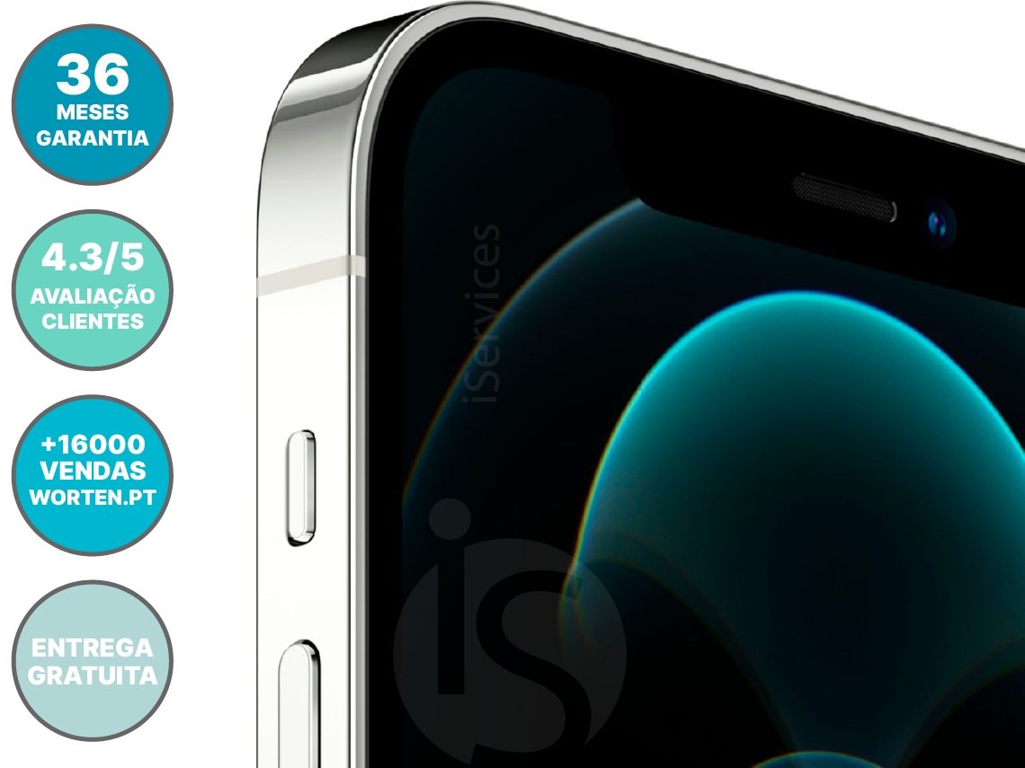 iPhone 12 Pro Max Gris Reacondicionado Grado A 128gb + Cargador