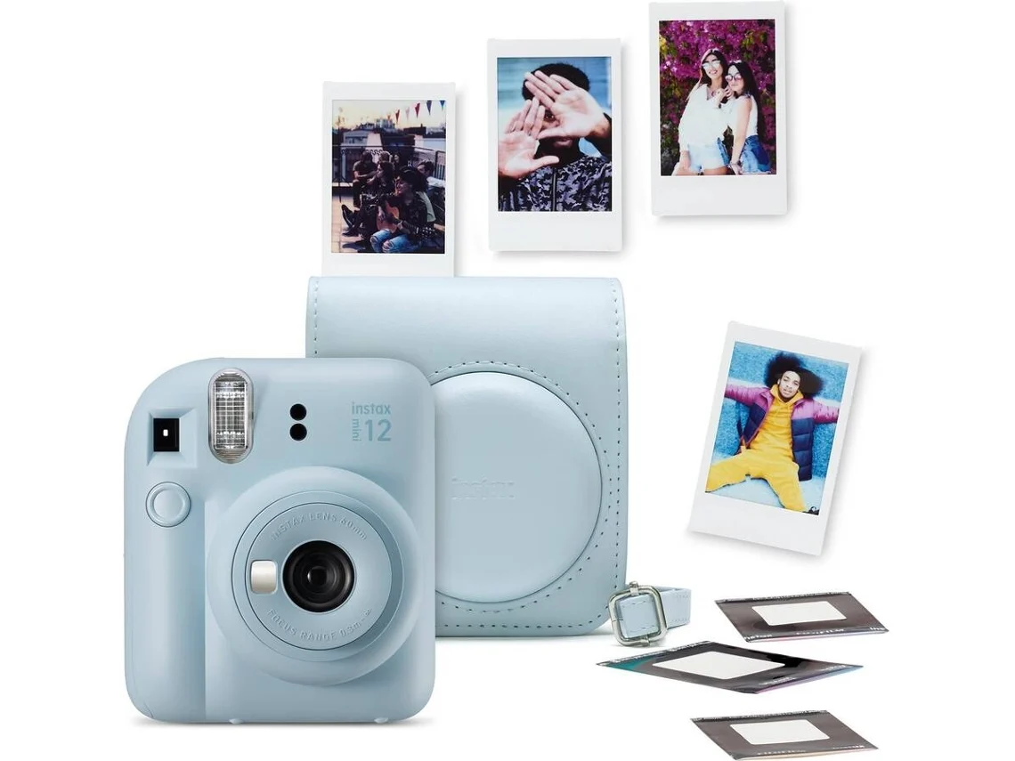 Kit Cámara Instantánea FUJIFILM Instax Mini 12 Azul