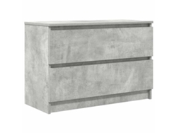 Maison Exclusive - Mueble De Tv De Madera De Ingeniería Gris Hormigón 80x35x54 Cm