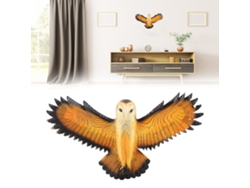 Estatua Decorativa De Búho De Resina Para Pared, Jardín, Regalo Para Amigos O Familiares.