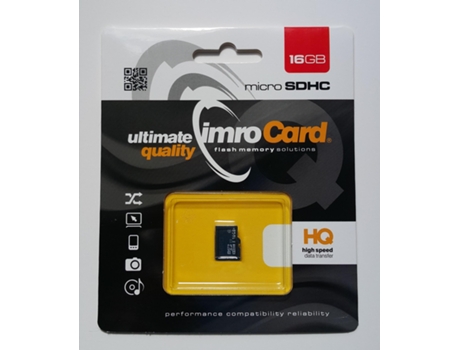 Tarjeta de memoria Imro 10/16G UHS-I 16 Gb Microsdhc Clase 10