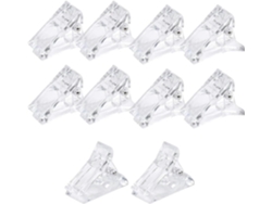 Rebe-kit De 10 Clips Para Uñas Polygel, Clips De Acrílico Ligeros Y Duraderos Para Aplicación De Gel Y Acrílico