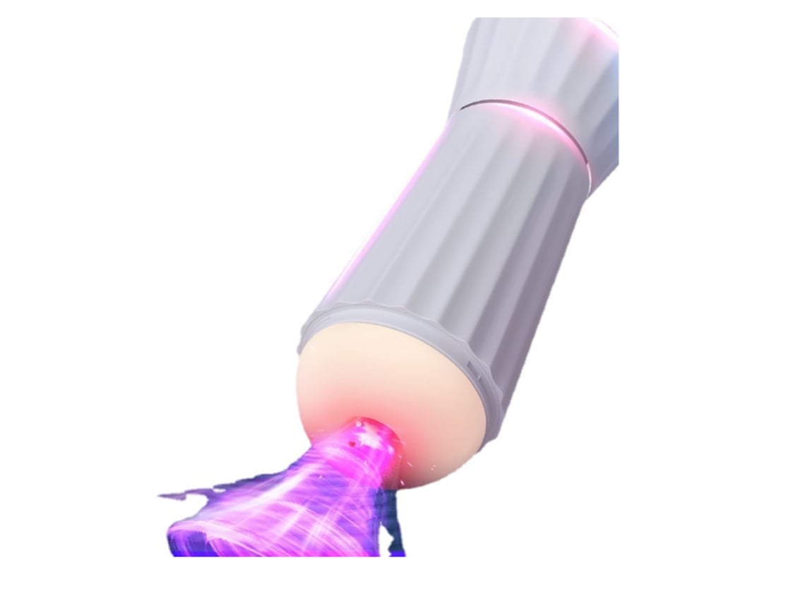 Masturbador masculino eléctrico con ventosa, interacción, voz y vibración, regalo para hombres, color blanco.