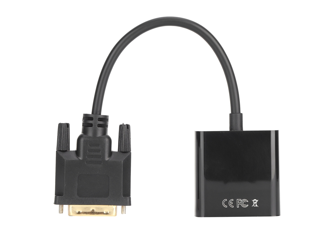 Cable Adaptador Dvi Macho A Vga Hembra. Cable Adaptador Dvi A Vga Hd Compatible Con Ordenadores De Sobremesa Y