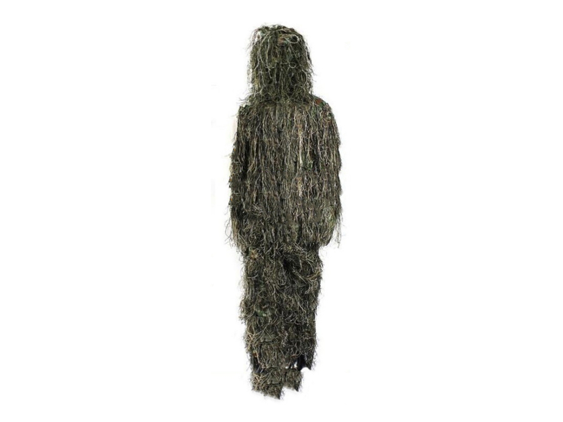 Traje De Camuflaje Ghillie Para Niños, Ideal Para Caza, Francotiradores Y Actividades Al Aire Libre En La Jungla (1,1-1,3 M).