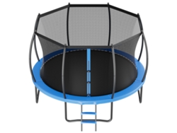 Trampolín de exterior Succebuy de 427 x 260 cm, elástico, para niños, capacidad de carga de 204 kg.