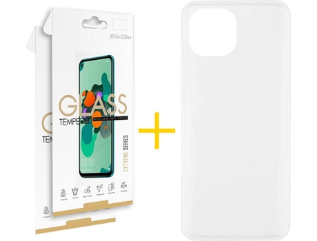 Kit Funda + 2 Protectores de Pantalla Apple iPhone 13 SKYHE Liso 10 Transparente