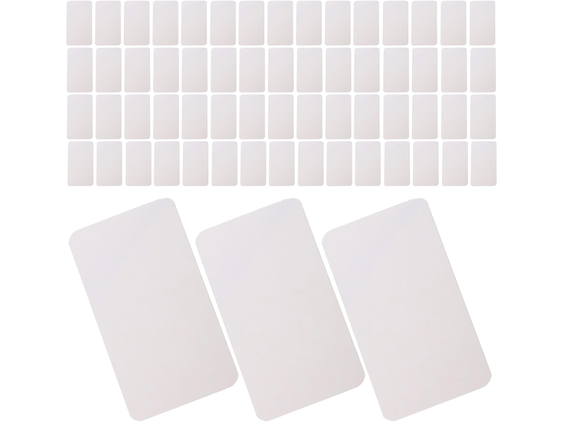 600 Postales En Blanco De Papel Blanco Para Manualidades Con Superficie Lisa.