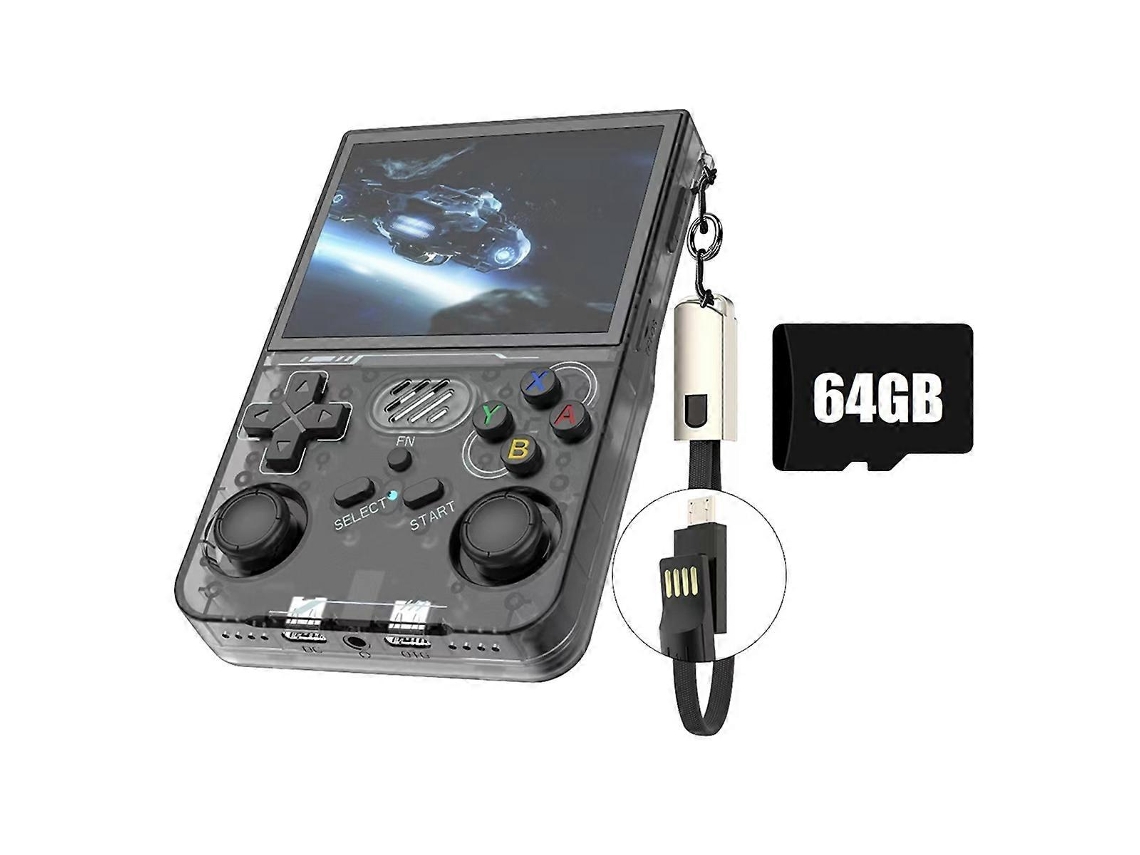 R36xx Consola De Juegos De Mano Retro 64g 20000 Juegos Wifi Linux Reproductor De Vídeo De Bolsillo Portátil De 3,5 Pulgadas