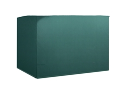 Funda Impermeable Para Columpio De Jardín Con Cremallera, 215x155x150 Mm, Color Verde.