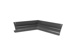 RENOPLAST R50 Ángulo para canalón de aluminio Ángulo interior 135 Grafito Canalón para lluvia Canal para tejado Drenaje